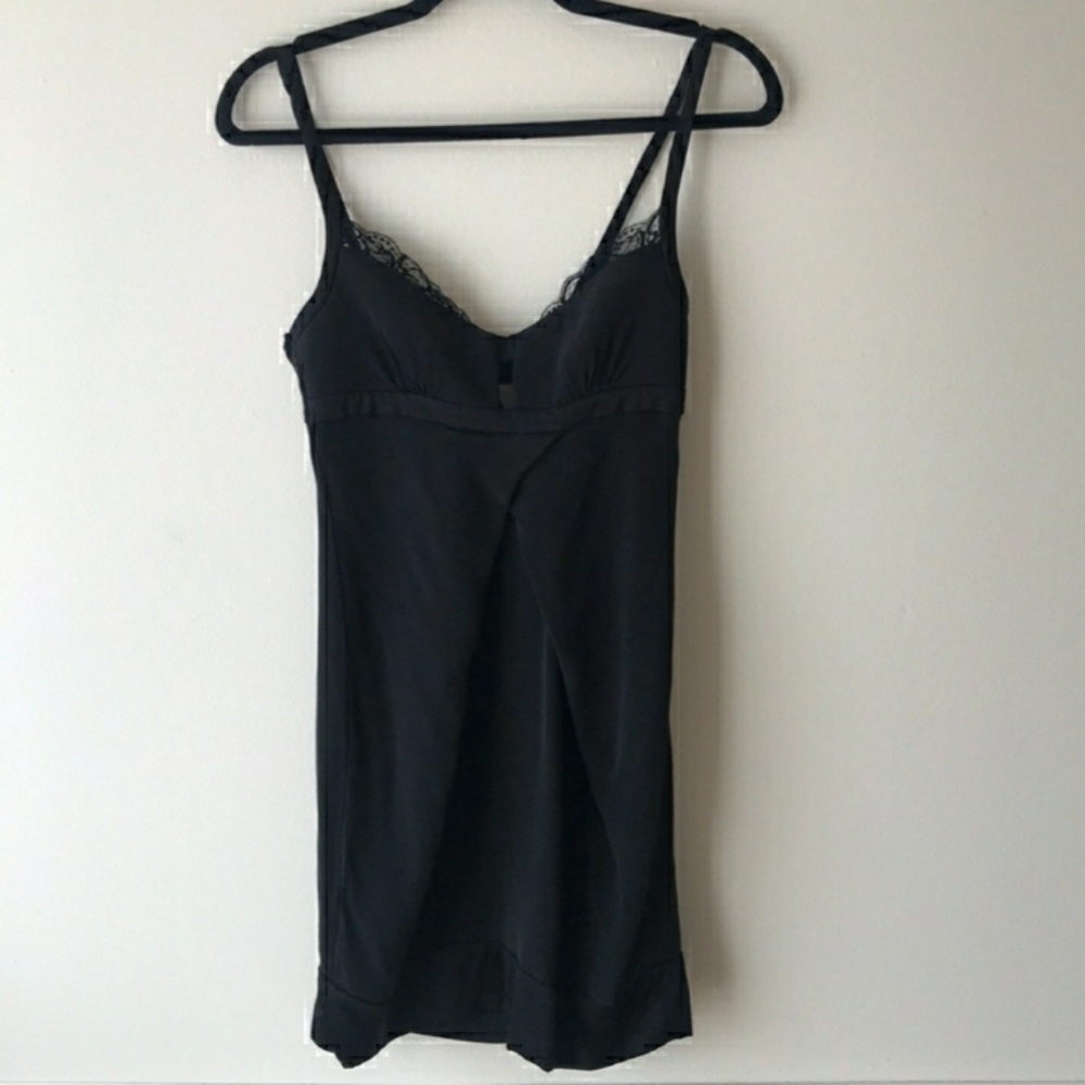 Bebe Black 100% Silk mini Dress